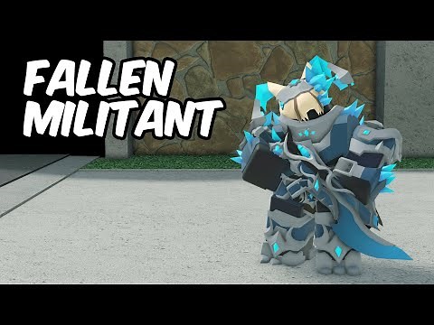 FALLEN MILITANT SKIN REVIEW | Tower Defense Simulator | ROBLOX
