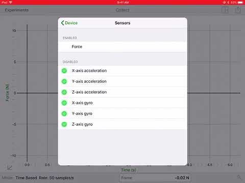 How to Use Graphical Analysis: Go Direct Force and Acceleration Sensor