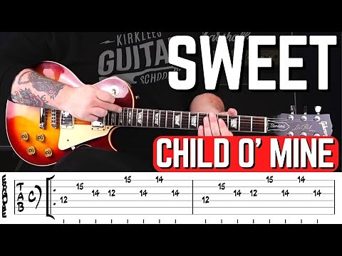 Sweet Child O Mine Intro Lead Guitar Lesson | Guns N Roses Guitar Tutorial With Tabs