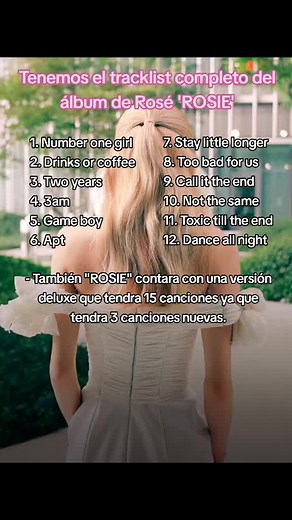 ROSÉ 'ROSIE' Album: Tracklist, Deluxe Edition, and More