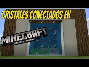 Cristales conectados Minecraft Bedrock