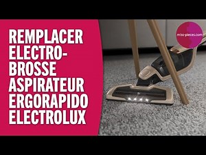 Comment changer la brosse électrique d'un aspirateur Ergorapido