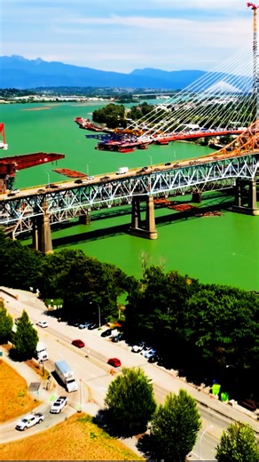 Surrey, British Columbia, Canada - Pattullo Bridge Replacement #surrey #surreybc #britishcolumbia #britishcolumbiacanada #newwestminster #pattullobridge #canadianart #surreybccanada #surreylife | BUHAYCANADA