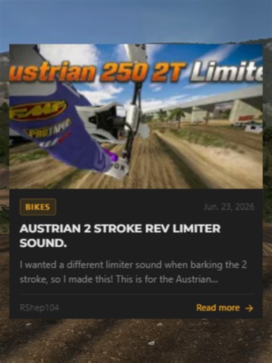 Discover the Amazing New Sound Mod for MX Bikes