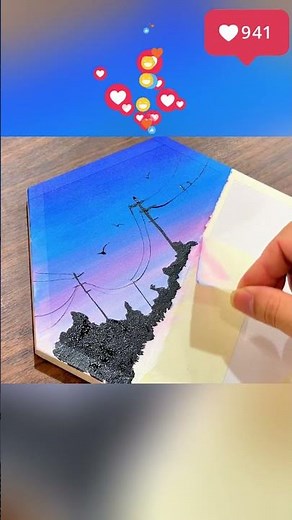 Mesmerizing Acrylic Painting on Canvas You’ll Want to Try 🎨🔥#shorts #art #painting