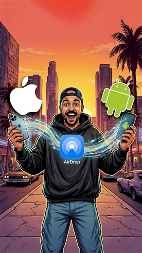 THE ONE MAN TECH by Youssef Hassan on Instagram‎: "Airdrop to android is here 🤷🏽‍♂️ ايردروب لأجهزة اندرويد عادي 😅 #ابل #iphone17promax #apple #ايفون #iphone17pro"‎