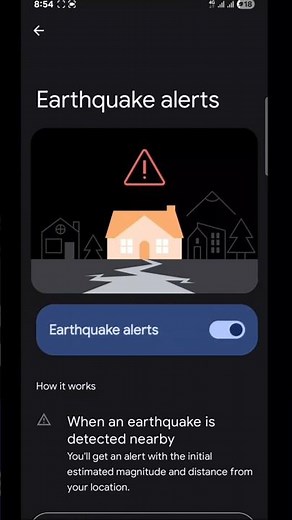Earthquake Alerts in Android smartphone #earthquake