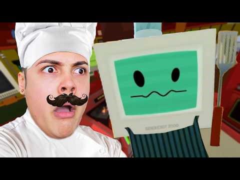 HOW TO COOK FOOD IN VIRTUAL REALITY 🍔🍗🍟 !!! - Gourmet Chef (Job Simulator HTC VIVE)