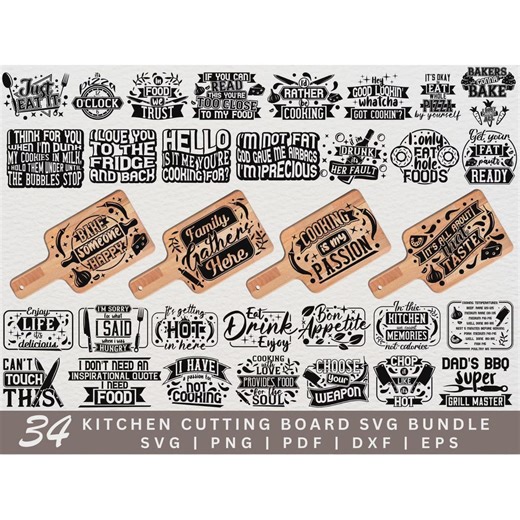 Kitchen Conversion Chart SVG Bundle: Cooking Measurements Digital Download - Etsy