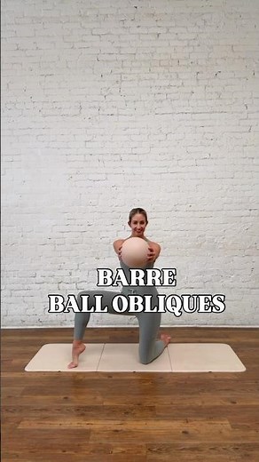 13-Minute Pilates Ball Obliques Workout | At-Home Core & Waist Definition