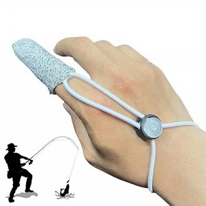Handmade Professional Single-Finger Glove No-Slip No-Scratch Index Finger Glove Stall Shield Fishing Finger Shield for Outdoor Fishing Casting Gloves for surf fishing Gloves Men