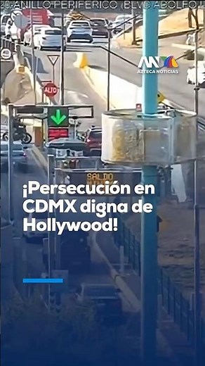 Chase in Mexico City: Police recover stolen money and one assailant is killed