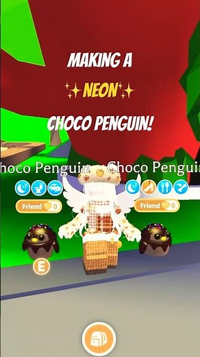 Neon Choco Penguin #roblox #adoptme #adoptmepets #adoptmeneons