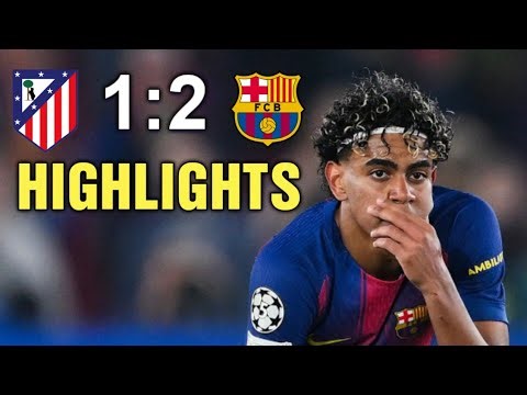 Atletico Madrid vs Barcelona 1-2 (3-2) Highlights & All Goals (Champions League) Barcelona Atletico