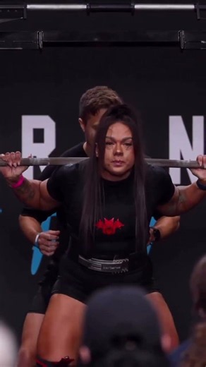 275KG/606LBS. ON HER BACK. 😳@juz_baxter moving 275kg like it’s just another day in the office 😈