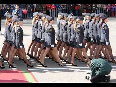 Military Girls From Russia 美しいロシア軍女性兵士