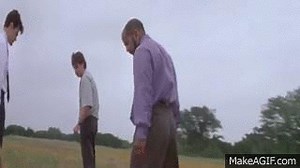Office Space printer smash on Make a GIF