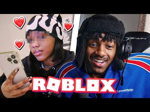 MAKING HER PLAY ROBLOX WITH ME