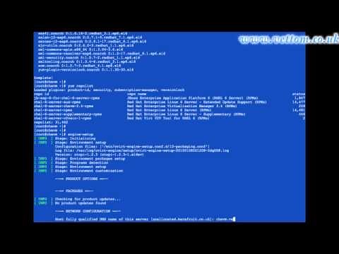 Install Redhat Enterprise Virtualization Manager RHEV-M