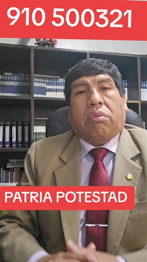 ⚖️ ¿Qué es la patria potestad en el Perú? La patria potestad es el conjunto de derechos y deberes que la ley otorga a los padres sobre sus hijos menores de edad, con el fin de proteger su bienestar, educación, salud y desarrollo integral, entre otros aspectos: ✔️ La representación legal ✔️ El cuidado personal ✔️ La administración de sus bienes ✔️ La toma de decisiones importantes para su vida . . .. 📌 RECUERDA TRÁMITES EN TODO EL SUR DEL PERÚ Oficinas en Moquegua , Arequipa , Tacna , Puno , Cus