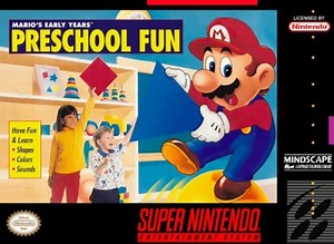 Mario's Early Years! Preschool Fun - Super Famicom emulator / Super Nintendo emulator