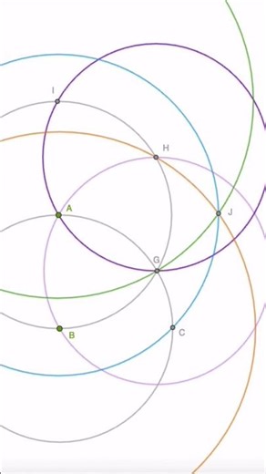 Draw a square with a compass. Draw a square with a compass.