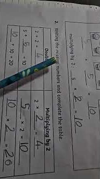 Double of 2, 5 and 10 Double of 2, 5, and 10