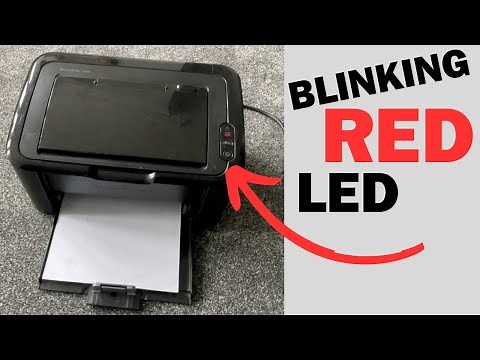 How To Fix Blinking Red Light on Samsung Laser Printer - Easy Fix!