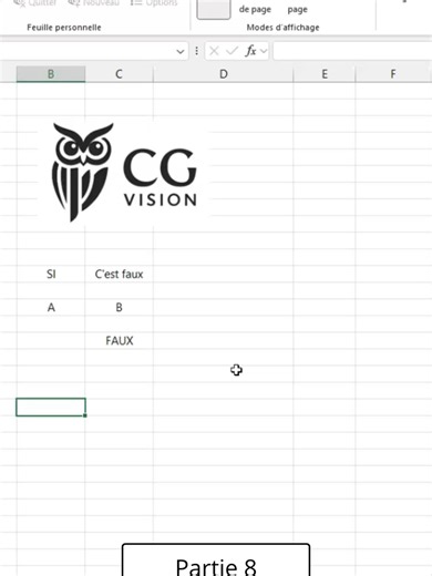 Comprendre les conditions dans Excel #cgvision #formationexcel #Pourtoi #excel