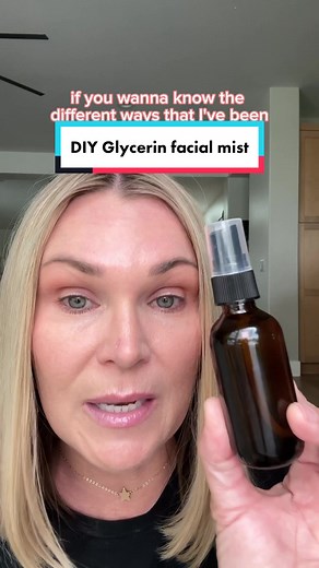 I made this DIY Glycerin facial mist recently and I’ve been loving it! It's such an easy way to add some moisture and glow to my skin. ✨ No gatekeeping here! I mixed about 1 part NOW Solutions Vegetable Glycerin and 10 parts water to make this hydrating, glowy facial mist 💦 LMK in the comments if you’d like to hear how I layer this with other skincare products in my routine.👇 #GlycerinSpray #Skincare #Skintok #Beauty #Beautyhacks #DIY #DIYGlycerinSpray