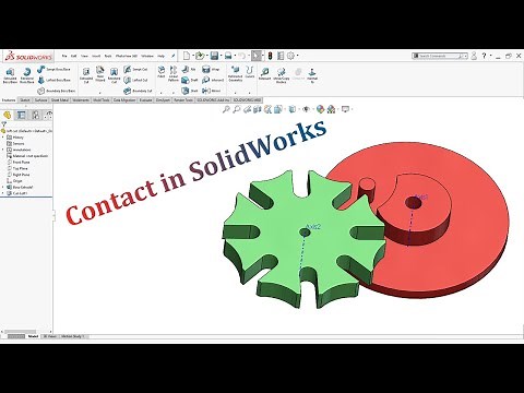 SolidWorks Tutorial | Contact motion study