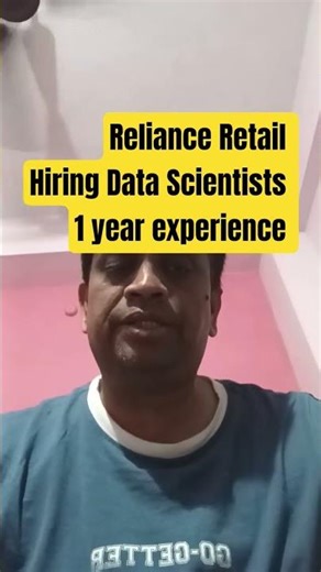 Reliance Retail Hiring Data Scientists | Python AI ML Jobs 2026