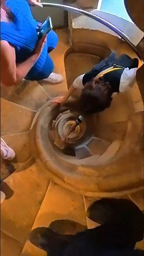 Sigrada Familia Passion Tower Spiral Stair Barcelona Spain