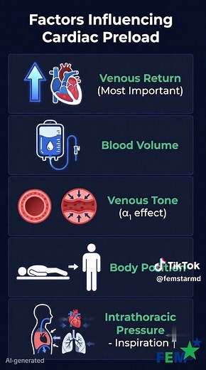 Preload Explained: Cardiac Output, Frank‑Starling & EDV (High‑Yield)