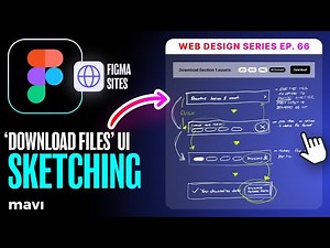 “Download Assets” UI – User Flow Sketching (Web Design ep.66 • #figma #course)