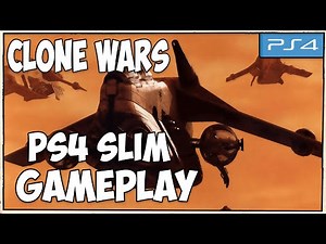 Star Wars: The Clone Wars PS4 Slim Gameplay (ps2 in ps4)