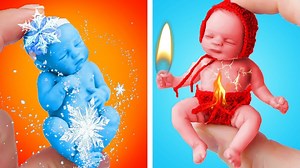 Extreme HOT vs COLD Challenge! Red vs Blue Food Fight, Funny Situations by Kaboom Zoom | Zoom Zoom