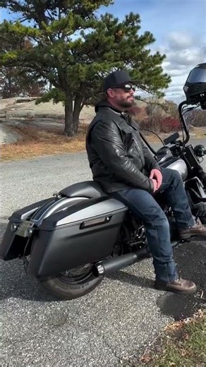 Every Mile Tells a Story | First Mfg Co Leather Jackets 🏍️🔥 #bikerstyle #leatherclothing