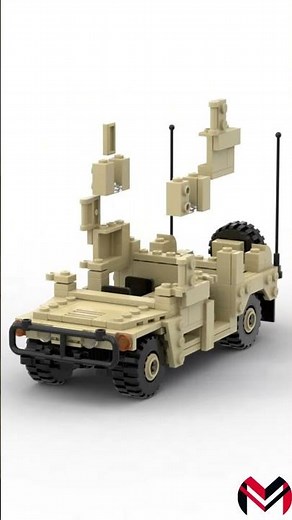 Humvee M1114 en lego / military humvee M1114 #short #animation