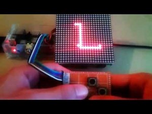 Playing Snake with Joypad on LED Matrices (Raspberry Pi)