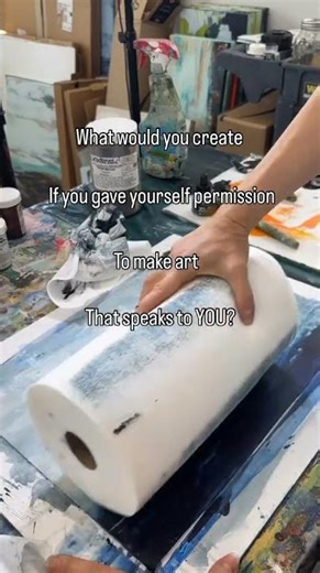 What Happens When You Create Art Just for YOU 🎨 Intuitive Abstract Painting #abstractart #dawnbaja