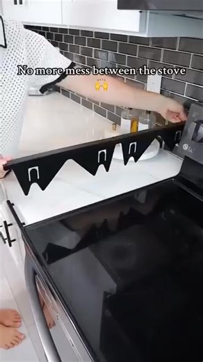 Tired of peas, rice, and seasoning packets vanishing into the void between your stove and counter? 😩 I was too—until I found these retractable covers that seal the gap completely! 🙌 Now my kitchen stays clean and my ingredients actually stay on the counter where they belong! ✨ Why ditch the DIY fixes? 🤔 ✅ Retractable design – expands to fit any stove gap 📏 ✅ Stainless steel – wipes clean in seconds ✨ ✅ Heat-resistant – safe right next to hot burners 🔥 ✅ No tools needed – installs instantly,