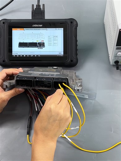 DC706-NISSAN BED420-400 ECM Data Read and Write By BENCH 00_01_03-00_01_23