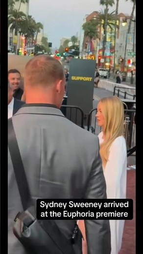 Sydney Sweeny Arrived At The Euphoria Premier