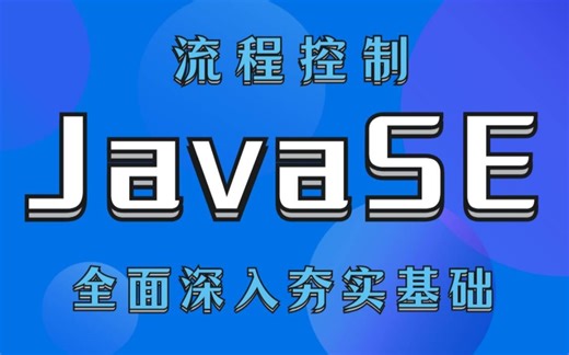 【Java流程控制】JavaSE基础体系课程_流程控制及运算符操作实战_循环操作控制/数据类型/运算符/扫描仪/JavaSE入门实战教程