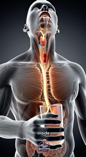 What happens inside your body when you swallow a pill #pills #humanbody #3dmedical