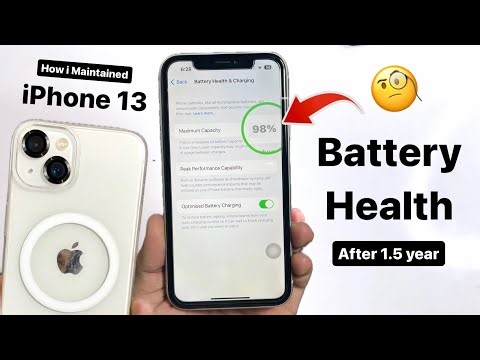 iPhone 13 Battery Health Still 98% in 1.5 Year | How i maintained Battery Life on iPhone 13