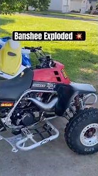 🚨 BLOWN UP! Yamaha Banshee Engine Explodes at 60mph! #2Stroke #EngineFailure #Banshee350