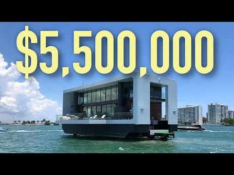 INSIDE THE $5,500,000 ARKUP 75 | THE FLOATING MANSION IN MIAMI!