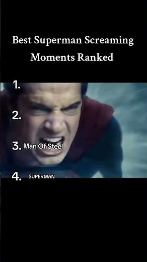 Best Superman Screaming Moments Ranked #shorts